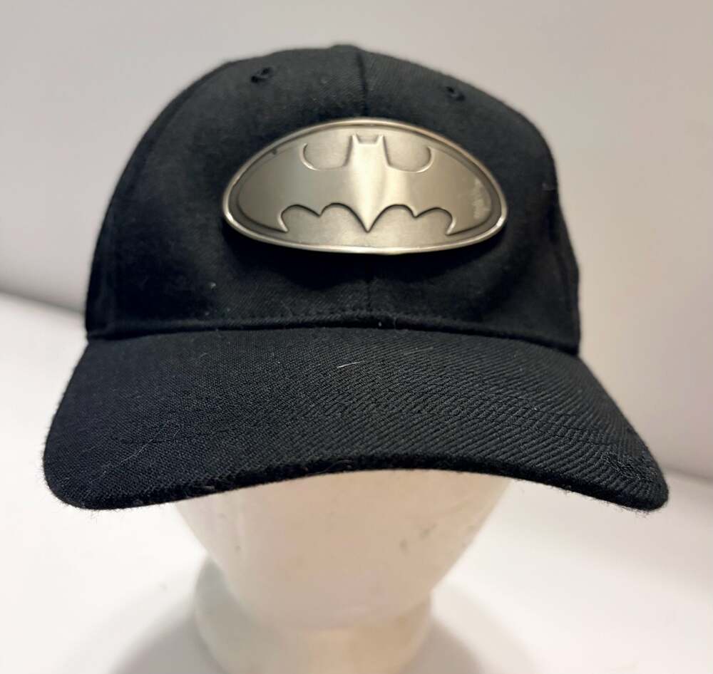 Batman Metal Badge Logo Baseball Cap